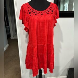 Max Studio Red Mini Dress